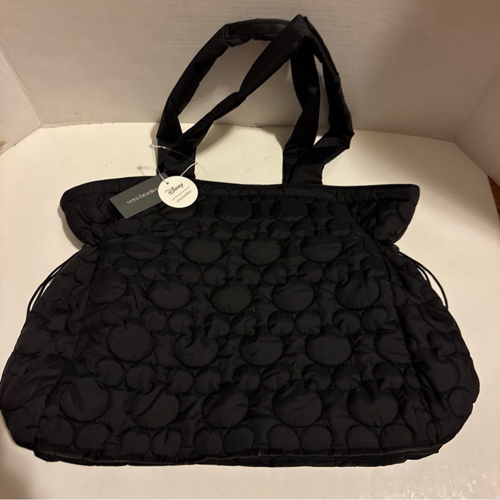 Disney Vera Bradley Mickey Mouse Original Tote Bag Moonless Night Mouse Ears NWT - Picture 2 of 8